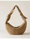 Borsa Hobo M. Agnello Smerigliato St. Op Naturale