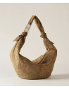 Borsa Hobo M. Agnello Smerigliato St. Op Naturale