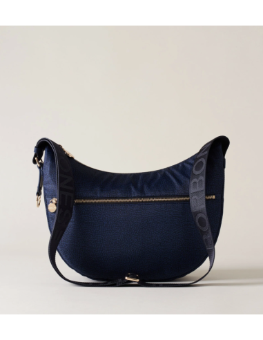Luna Bag Middle Nylon St.eco./vitello Blu