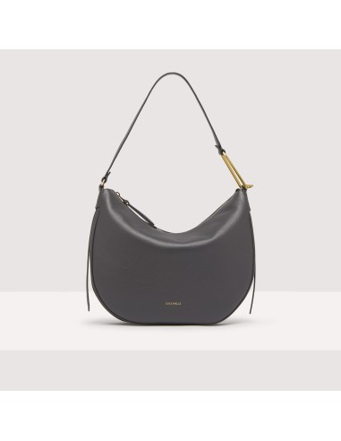 Handbag Grained Leather  Noir