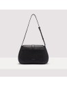 Handbag Grained Leather  Noir