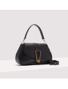 Handbag Grained Leather  Noir