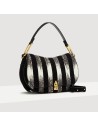 Handbag Lizard Print Lsuede Lgrain.  Mul.roccianoi