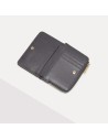 Wallet Grained Leather  Noir