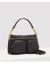 Handbag Grained Leather  Noir