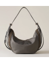 Borsa Hobo Medium Nylon/agnello Smerigl.st. Clay G