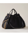 Borsa Shopping L. Nylon/agnello Smerigl.st. Clay G