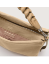 Handbag Suede Leathergrained Lea.  Fresh Beige