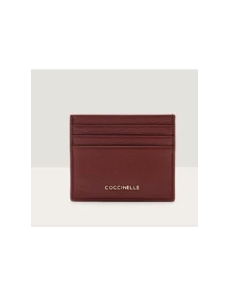 Document Holder Grained Leather  Brandy