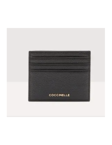 Document Holder Grained Leather  Noir