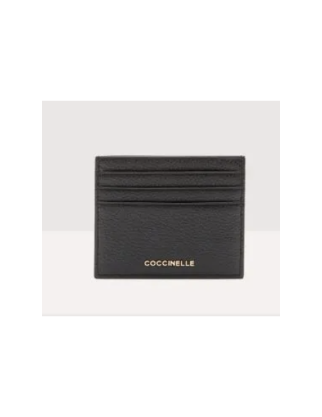 Document Holder Grained Leather  Noir