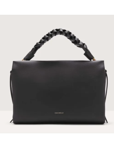 Handbag Double Grainy Leather  Noircuir