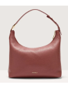 Handbag Grained Leather  Brandy