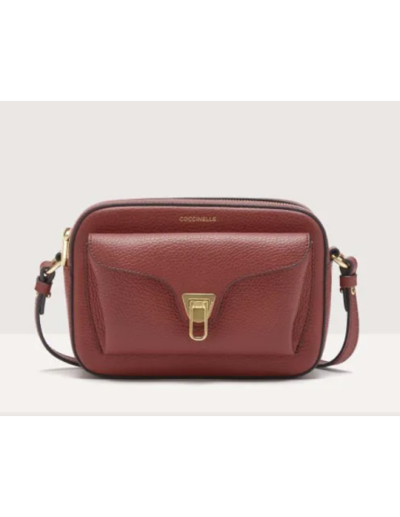 Handbag Grained Leather  Brandy