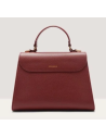 Handbag Grained Leather  Brandy