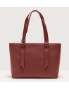 Handbag Grained Leather  Brandy