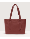 Handbag Grained Leather  Brandy