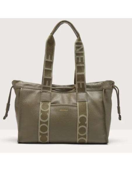 Handbag Grained Leather  Laurel Green