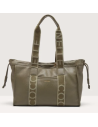 Handbag Grained Leather  Laurel Green