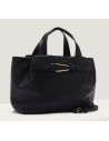 Handbag Grained Leather  Noir