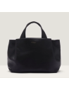 Handbag Grained Leather  Noir