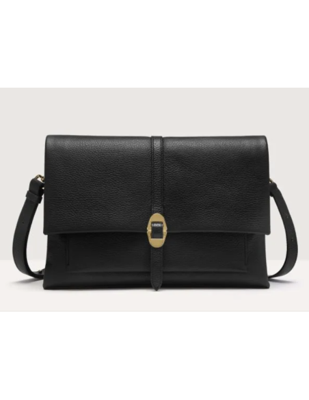 Handbag Grained Leather  Noir