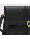 Handbag Grained Leather  Noir