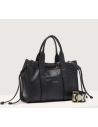 Handbag Grained Leather  Noir