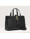 Handbag Grained Leather  Noir