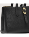 Handbag Grained Leather  Noir