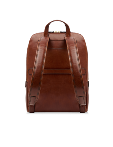 Zaino porta PC uomo in pelle The Bridge Story Uomo – Marrone/Oro - foto 3