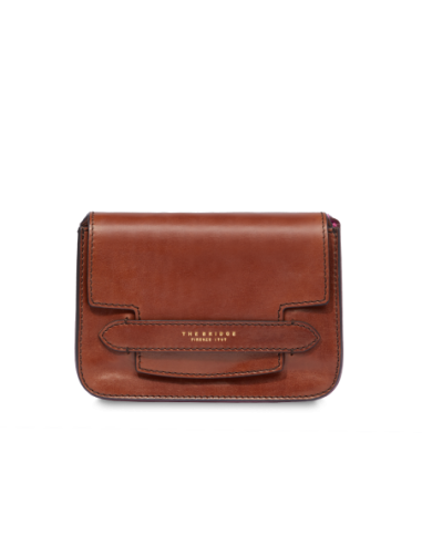Borsa a tracolla in pelle The Bridge Lucrezia – Marrone/Oro - foto 1