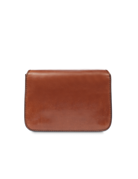 Borsa a tracolla in pelle The Bridge Lucrezia – Marrone/Oro - foto 3