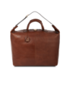 Borsone da viaggio in pelle 50 cm The Bridge Story Viaggio – Marrone/Oro