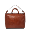 Borsone da viaggio in pelle 50 cm The Bridge Story Viaggio – Marrone/Oro