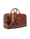 Borsone da viaggio in pelle con tracolla staccabile The Bridge Story Viaggio – Marrone/Oro Borsone da viaggio in pelle con tracolla staccabile The Bridge Story Viaggio – Marrone/Oro