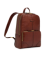 Zaino porta PC uomo in pelle due zip The Bridge Vespucci – Marrone/Oro Zaino porta PC uomo in pelle due zip The Bridge Vespucci – Marrone/Oro