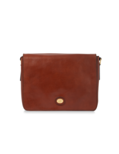 Cartella messenger in pelle uomo The Bridge Story Uomo – Marrone/Oro - foto 1