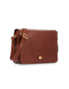 Cartella messenger in pelle uomo The Bridge Story Uomo – Marrone/Oro