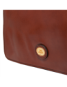 Cartella messenger in pelle uomo The Bridge Story Uomo – Marrone/Oro