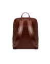 Zaino porta PC uomo in pelle una zip The Bridge Vespucci – Marrone/Oro