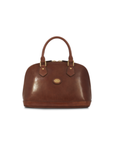 Borsa a mano in pelle con tracolla The Bridge Story Donna – Marrone/Oro - foto 1
