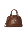 Borsa a mano in pelle con tracolla The Bridge Story Donna – Marrone/Oro