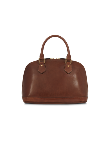 Borsa a mano in pelle con tracolla The Bridge Story Donna – Marrone/Oro - foto 3