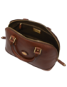 Borsa a mano in pelle con tracolla The Bridge Story Donna – Marrone/Oro