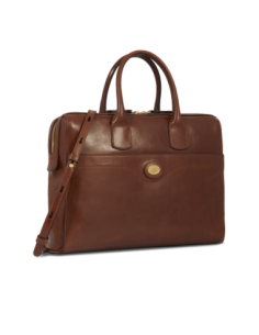 Borsa porta PC da donna in pelle The Bridge Story Donna – Marrone/Oro - foto 1 2
