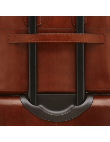 Borsa porta PC da donna in pelle The Bridge Story Donna – Marrone/Oro - foto 6