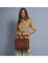 Borsa porta PC da donna in pelle The Bridge Story Donna – Marrone/Oro Borsa porta PC da donna in pelle The Bridge Story Donna – Marrone/Oro