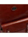 Zaino porta PC uomo in pelle due zip The Bridge Galileo – Marrone/Rutenio