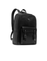Zaino porta PC uomo in pelle due zip The Bridge Galileo – Nero/Rutenio